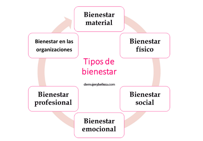 ¿Qué tipos de bienestar existen?