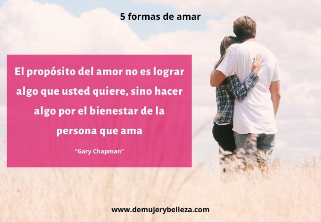 Frases de Los 5 lenguajes del amor resumen