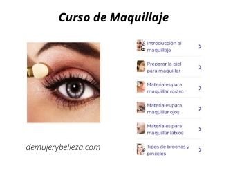 Aplicación curso de Maquillaje