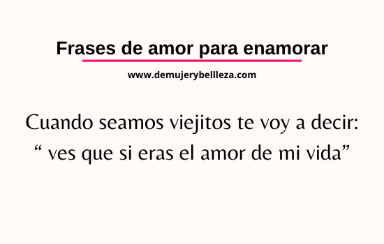 Frases de amor para enamorar