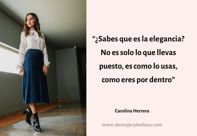Frases sobre la elegancia