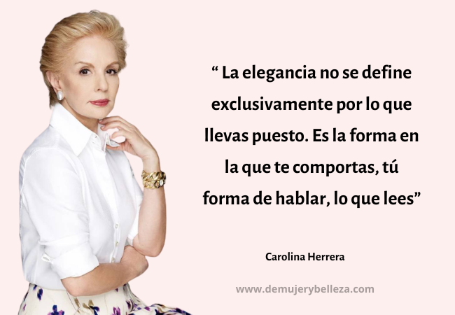 Frases de Carolina Herrera