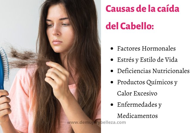 ¿Cuál es la causa de la caída del cabello?

