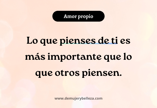 Frases para subir el autoestima de una mujer