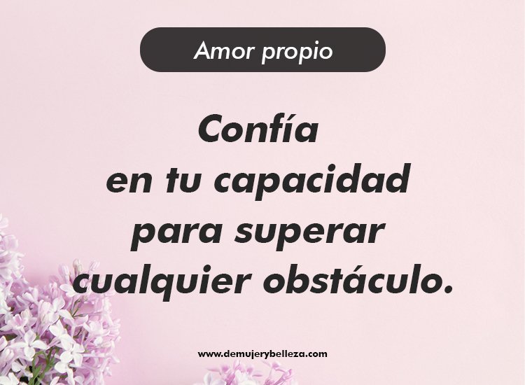 Frases de autoestima y amor propio